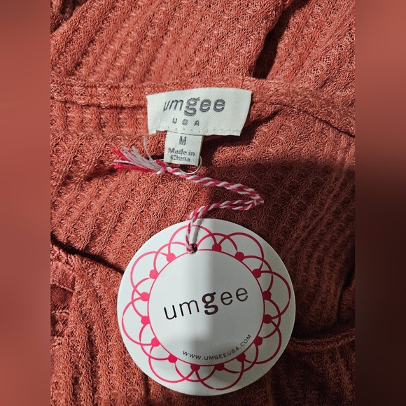 NWT! Umgee Boho Lace Sleeve Dress Medium - Picture 4 of 4